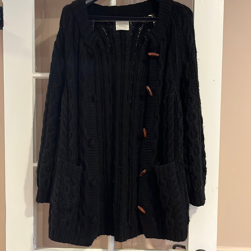 Early collection Doen black sweater XL